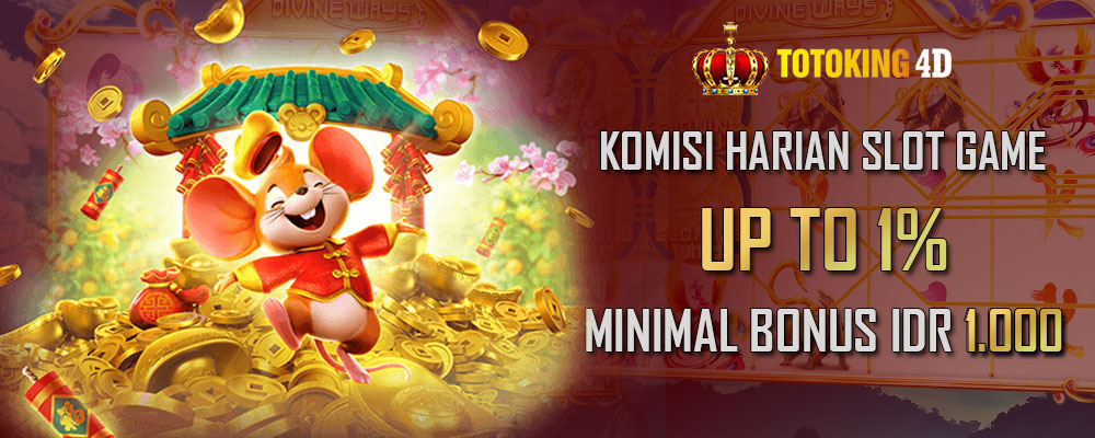 Komisi Harian Slot Game UP TO 1%